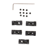 Max 5pcs Black Motor Shaft Coupling Coupler for RC Car Boat Robot Model 5 to 5mm
