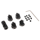 Max 5pcs Black Motor Shaft Coupling Coupler for RC Car Boat Robot Model 5 to 5mm