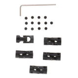 Max 5pcs Black Motor Shaft Coupling Coupler for RC Car Boat Robot Model 6 to 6mm