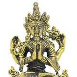 Max Statue Wealth Lucky Figurine Mini Buddha Home Decor Gift Four-armed Guanyin