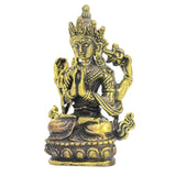 Max Statue Wealth Lucky Figurine Mini Buddha Home Decor Gift Four-armed Guanyin