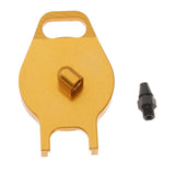 Max 102059(02004) Aluminium Fuel Tank Cover for HSP 1/10 Nitro Car Truck Gold
