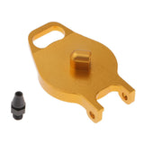 Max 102059(02004) Aluminium Fuel Tank Cover for HSP 1/10 Nitro Car Truck Gold
