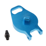 Max 102059(02004) Aluminium Fuel Tank Cover for HSP 1/10 Nitro Car Truck Blue