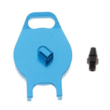 Max 102059(02004) Aluminium Fuel Tank Cover for HSP 1/10 Nitro Car Truck Blue