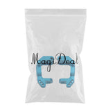 Max 2Piece Aolly Front Hub Carrier 102210 02015 for 1/10 HSP 94123 RC Car Blue