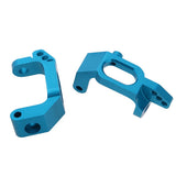 Max 2Piece Aolly Front Hub Carrier 102210 02015 for 1/10 HSP 94123 RC Car Blue