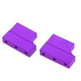 Max 2pcs Aluminum Engine Mount / Holder for HSP RC 1:10 Car Upgrade Parts Purple