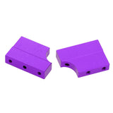 Max 2pcs Aluminum Engine Mount / Holder for HSP RC 1:10 Car Upgrade Parts Purple