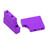 Max 2pcs Aluminum Engine Mount / Holder for HSP RC 1:10 Car Upgrade Parts Purple