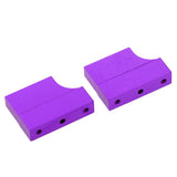 Max 2pcs Aluminum Engine Mount / Holder for HSP RC 1:10 Car Upgrade Parts Purple