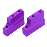 Max 2pcs Aluminum Engine Mount / Holder for HSP RC 1:10 Car Upgrade Parts Purple