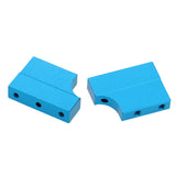 Max 2pcs Aluminum Engine Mount / Holder for HSP RC 1:10 Car Upgrade Parts Blue