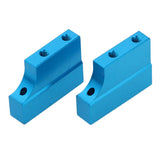 Max 2pcs Aluminum Engine Mount / Holder for HSP RC 1:10 Car Upgrade Parts Blue