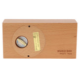 Max Hand Carving Wooden Music Box Mechanism Musical Box Gift Melody for Alice