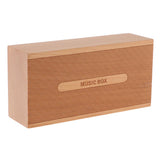 Max Hand Carving Wooden Music Box Mechanism Musical Box Gift Canon