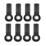 Max 8 Pieces M3 Aluminum Link Rod End Ball Joint for 1/10 RC Car Parts Black