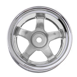 Max 1:10 RC Drift Car Models 52mm Wheel Rim Hub Hex for HPI HSP 4 Pieces Silver