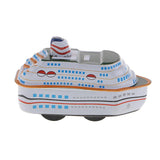 Max Funny Retro Wind-up Tin Toys Cruise ship Mini Vessel Tintoy for Kids Gift B