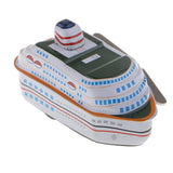 Max Funny Retro Wind-up Tin Toys Cruise ship Mini Vessel Tintoy for Kids Gift B