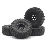 Max 2pcs 100mm RC Rubber Tire Tyre for FY-01/02/03/04/05/06/07 1/12 RC Car Black