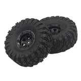 Max 2pcs 100mm RC Rubber Tire Tyre for FY-01/02/03/04/05/06/07 1/12 RC Car Black