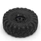 Max 2pcs 100mm RC Rubber Tire Tyre for FY-01/02/03/04/05/06/07 1/12 RC Car Black