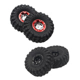 Max 2pcs 100mm RC Rubber Tire Tyre for FY-01/02/03/04/05/06/07 1/12 RC Car Black