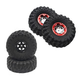 Max 2pcs 100mm RC Rubber Tire Tyre for FY-01/02/03/04/05/06/07 1/12 RC Car Black