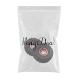 Max 2pcs 100mm RC Rubber Tire Tyre for FY-01/02/03/04/05/06/07 1/12 RC Car Red