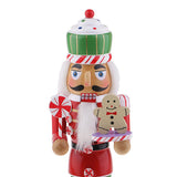 Max 36cm Wooden Nutcracker Solider Figure Model Puppet Doll Home Office Decor C