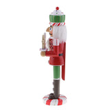 Max 36cm Wooden Nutcracker Solider Figure Model Puppet Doll Home Office Decor C