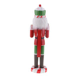Max 36cm Wooden Nutcracker Solider Figure Model Puppet Doll Home Office Decor C