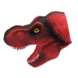 Max Dinosaur Hand Puppet Tyrannosaurus Gloves Party Scared Toy for Child Red