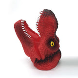 Max Dinosaur Hand Puppet Tyrannosaurus Gloves Party Scared Toy for Child Red