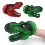 Max Dinosaur Hand Puppet Tyrannosaurus Gloves Party Scared Toy for Child Red