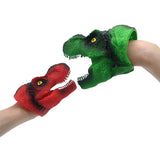 Max Dinosaur Hand Puppet Tyrannosaurus Gloves Party Scared Toy for Child Red