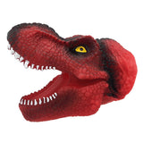 Max Dinosaur Hand Puppet Tyrannosaurus Gloves Party Scared Toy for Child Red