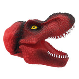 Max Dinosaur Hand Puppet Tyrannosaurus Gloves Party Scared Toy for Child Red