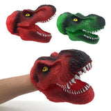 Max Dinosaur Hand Puppet Tyrannosaurus Gloves Party Scared Toy for Child Red