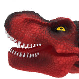 Max Dinosaur Hand Puppet Tyrannosaurus Gloves Party Scared Toy for Child Red