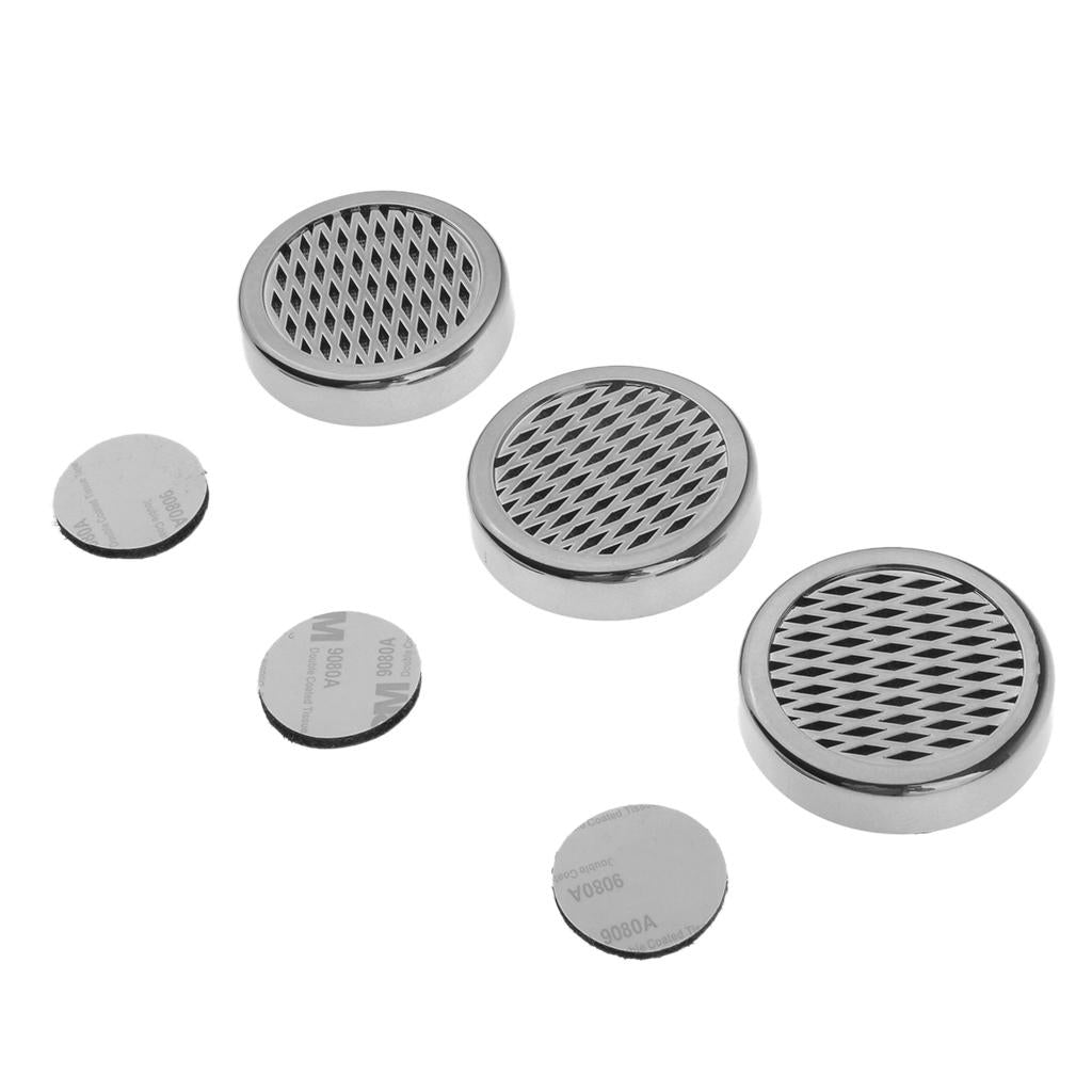 Max Round Smoking Cigar Humidor Humidifier Gadgets for Cigar Box Moisture Silver