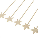 Max 5PCS Stainless Steel Cocktail Picks Martini Fruit Stick for Party Golden