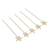 Max 5PCS Stainless Steel Cocktail Picks Martini Fruit Stick for Party Golden