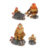 Max Cute Animal Plastic Toys Snub-nosed Monkey Model for Xmas Gift  Style - 2