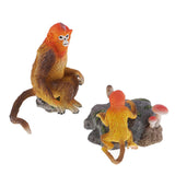 Max Cute Animal Plastic Toys Snub-nosed Monkey Model for Xmas Gift  Style - 2