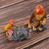 Max Cute Animal Plastic Toys Snub-nosed Monkey Model for Xmas Gift  Style - 2