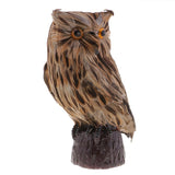 Max Simulation Lovely Animal Owl Model Photograph Props Kids Toys Brown