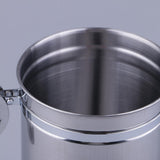 Max Stainless Steel Pipe Tobacco Tin Can Humidifier Humidor Box Pot Capacity A