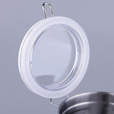 Max Stainless Steel Pipe Tobacco Tin Can Humidifier Humidor Box Pot Capacity A